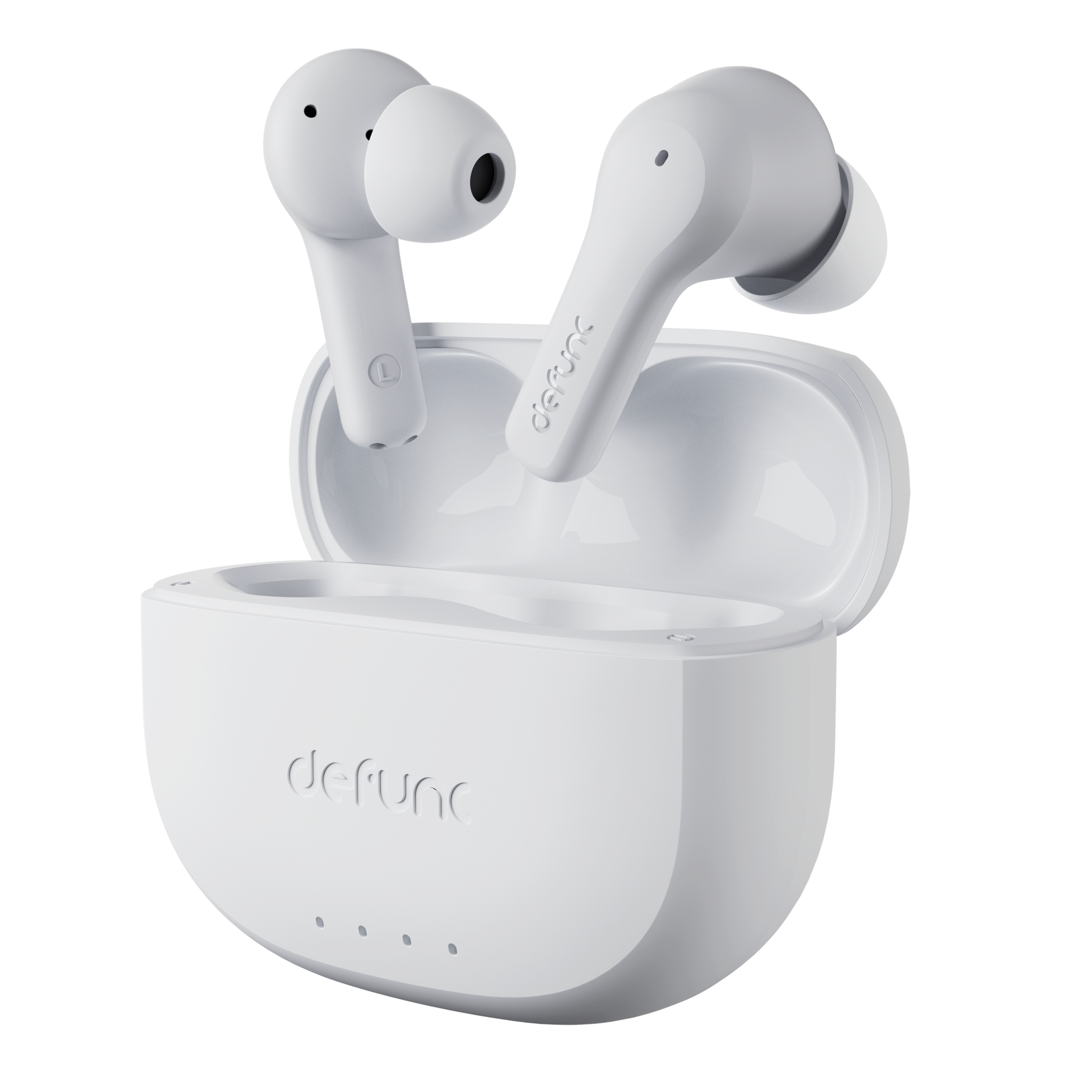 Defunc TRUE ANC II White – Auricolari Wireless Bluetooth con Cancellazione Attiva del Rumore Bianchi