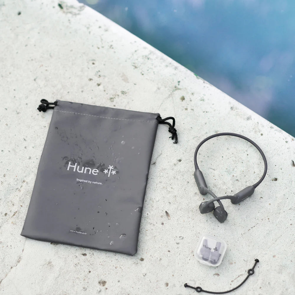 HUNE OLA Black – Cuffie Bluetooth a Conduzione Ossea Waterproof