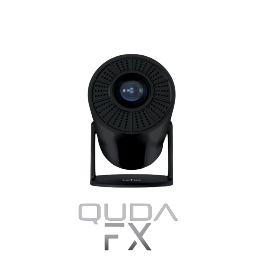 Veho Quda PJ-3 - Proiettore Portatile con presa multi-paese e custodia di trasporto