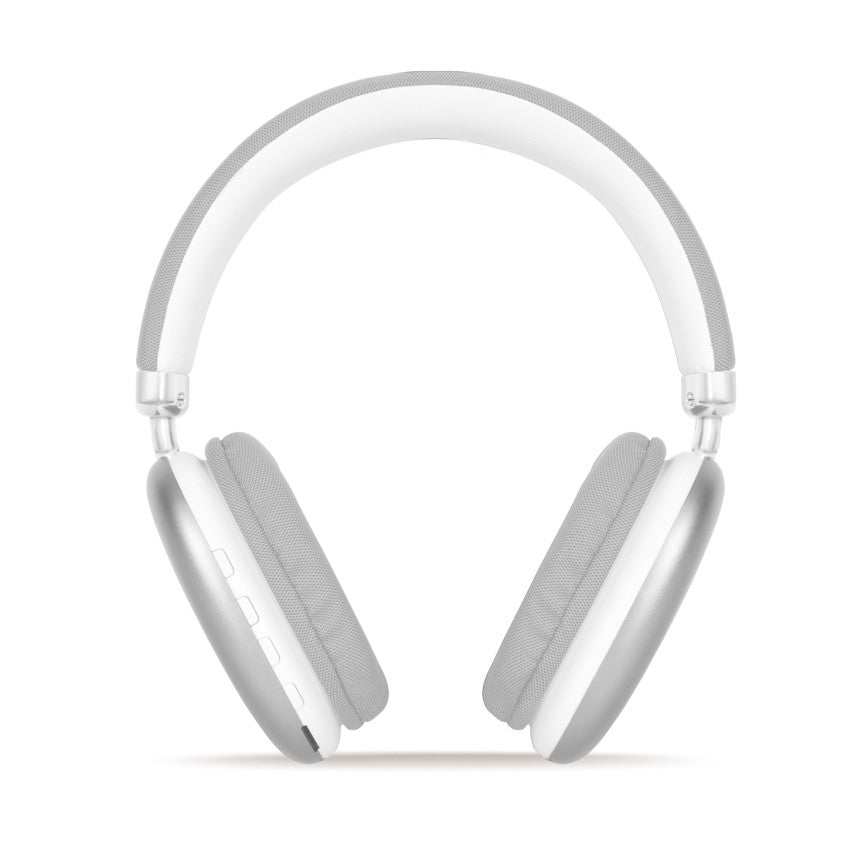 DELTA Bluetooth Compatible Headset White – Cuffie Wireless Stereo Bluetooth con Microfono Integrato