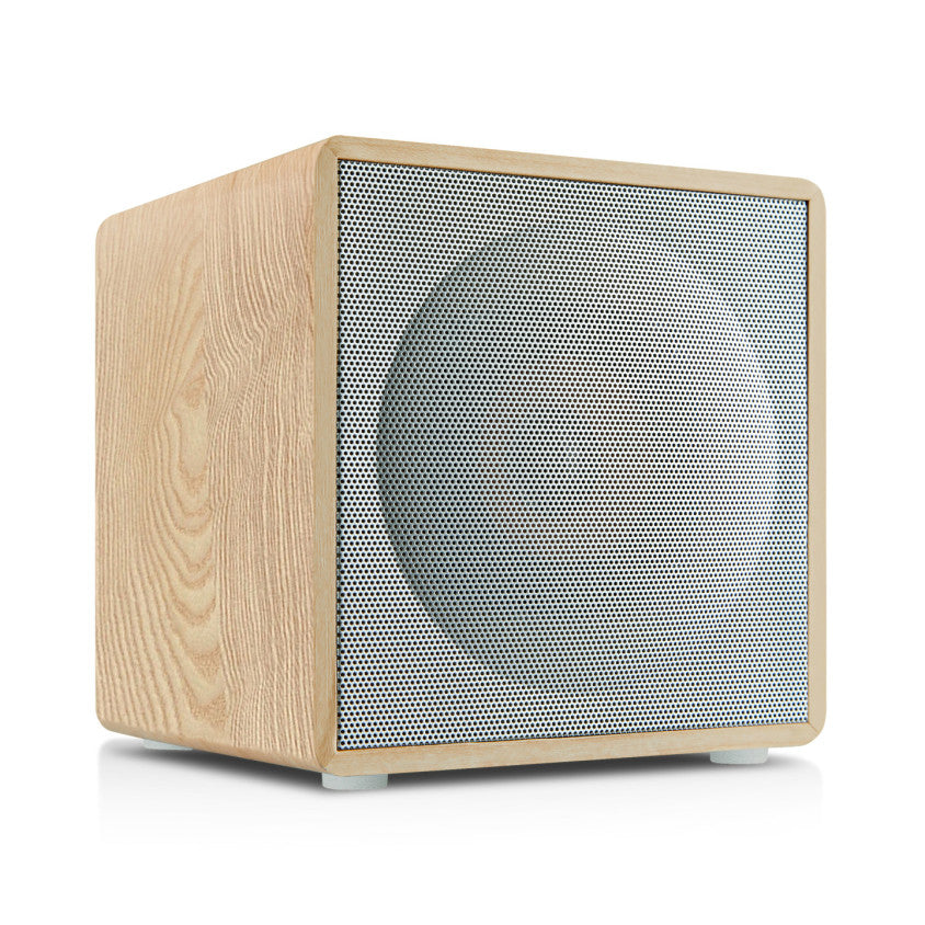 DELTA Bluetooth Compatible Speaker Grey – Speaker Wireless Bluetooth con Finitura Effetto Legno