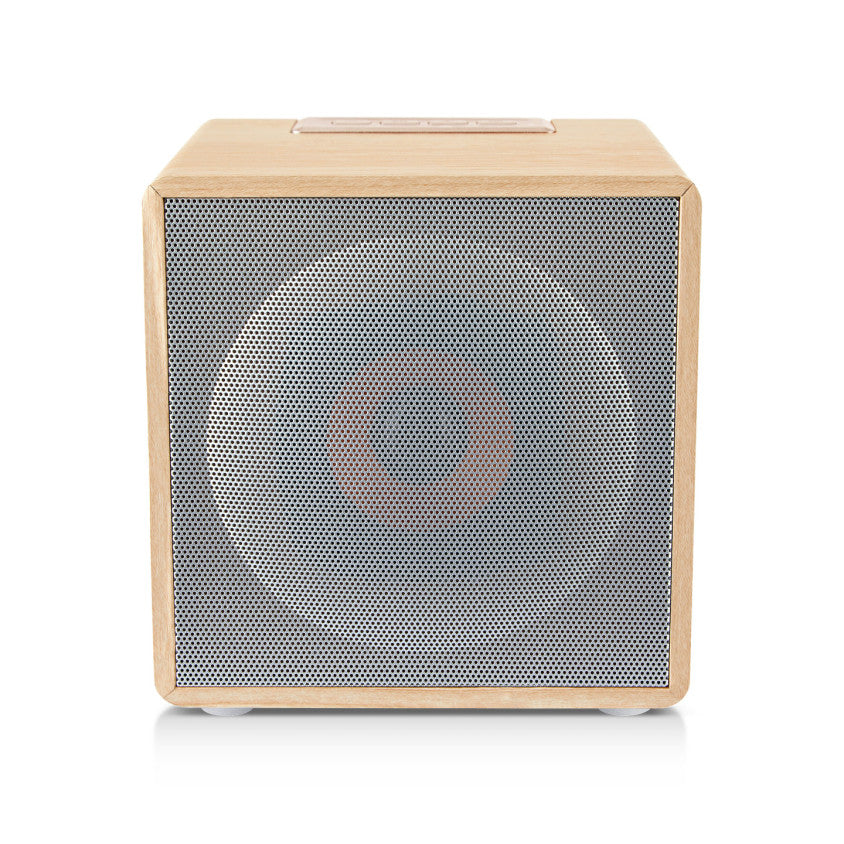 DELTA Bluetooth Compatible Speaker Grey – Speaker Wireless Bluetooth con Finitura Effetto Legno