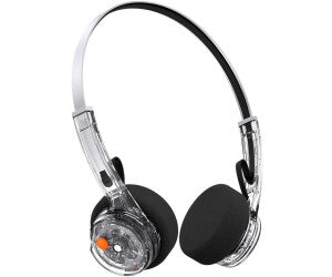 MONDO by Defunc Freestyle Headphones Transparent – Cuffie Wireless On-Ear Retro Bluetooth