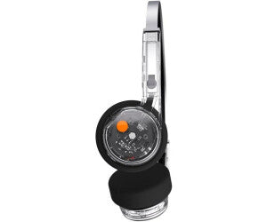 MONDO by Defunc Freestyle Headphones Transparent – Cuffie Wireless On-Ear Retro Bluetooth