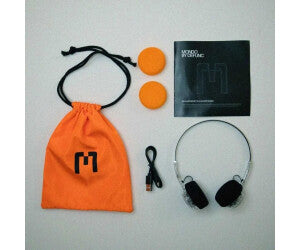 MONDO by Defunc Freestyle Headphones Transparent – Cuffie Wireless On-Ear Retro Bluetooth
