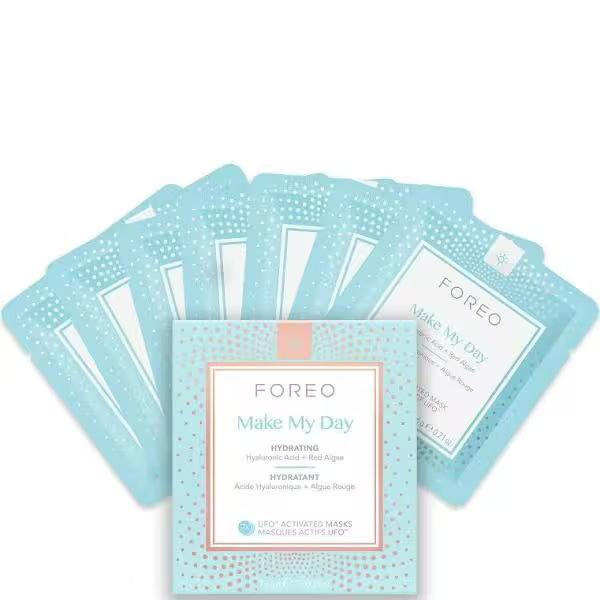 FOREO Make My Day – Maschera Viso Idratante Attivata per UFO™ (Confezione da 7)