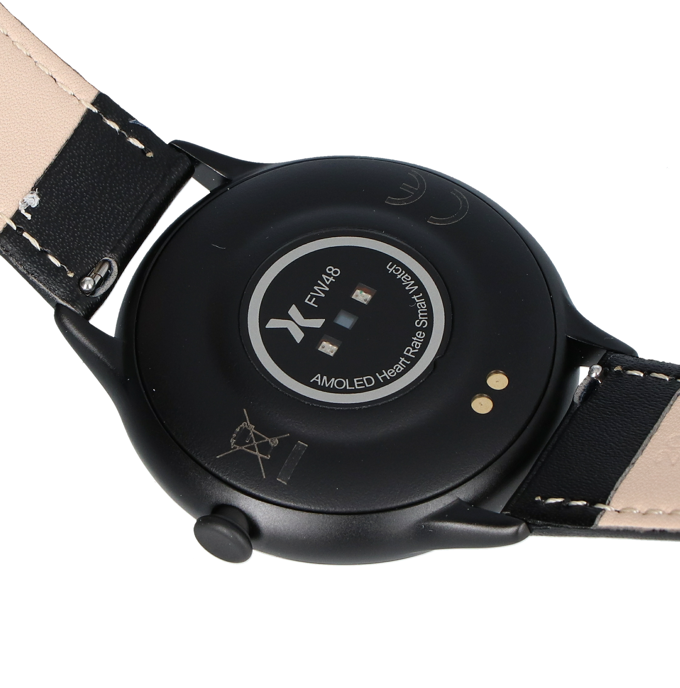 MAXCOM FW48 Vanad Smartwatch Nero Opaco – AMOLED 1.32” e Funzioni Smart Avanzate