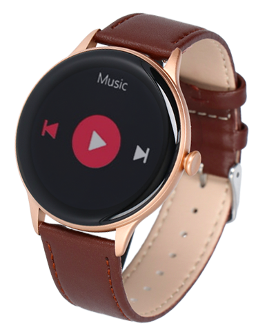 MAXCOM FW48 Vanad Gold Smartwatch – AMOLED 1.32” e Design Elegante ad Alto Contrasto