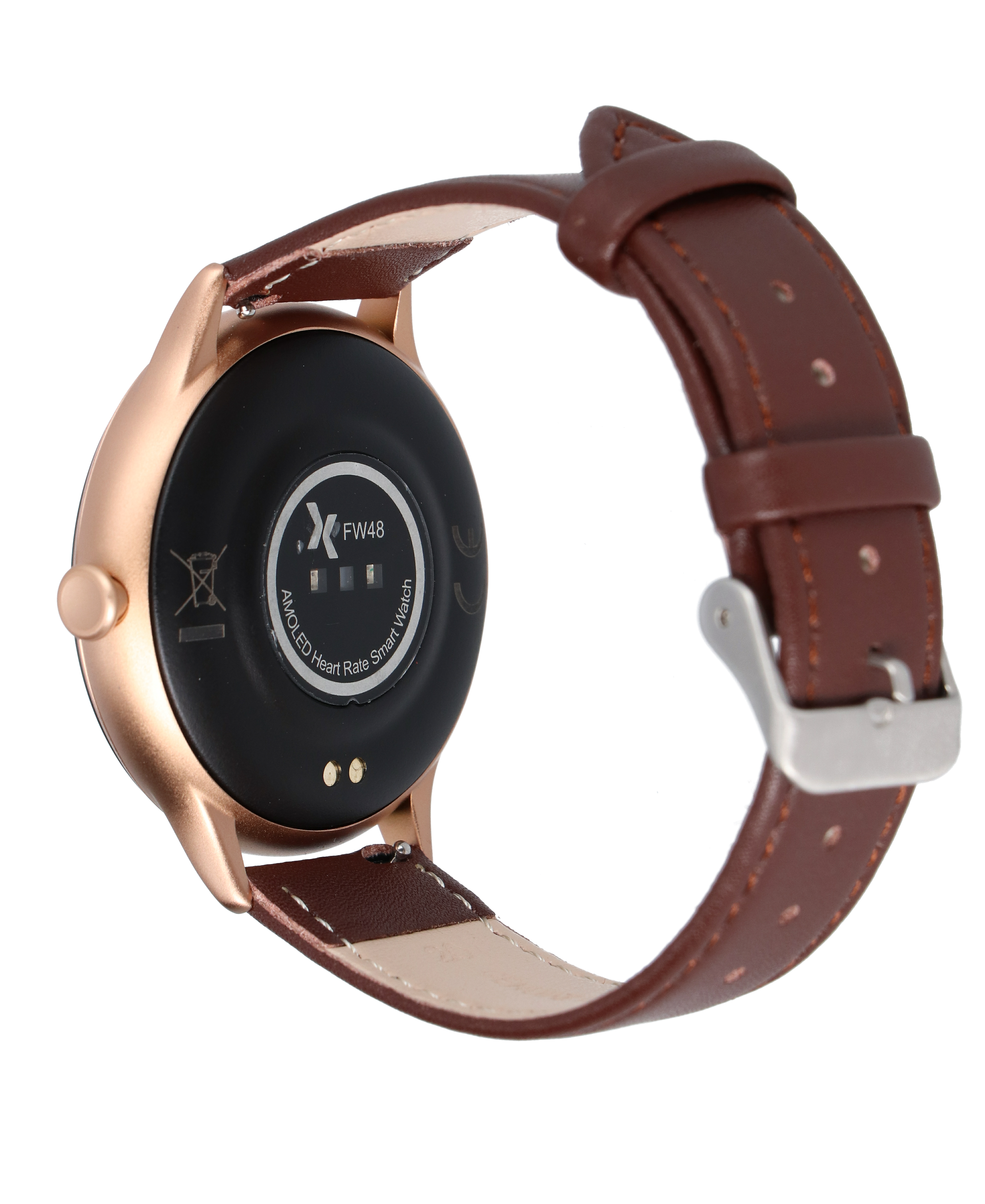 MAXCOM FW48 Vanad Gold Smartwatch – AMOLED 1.32” e Design Elegante ad Alto Contrasto
