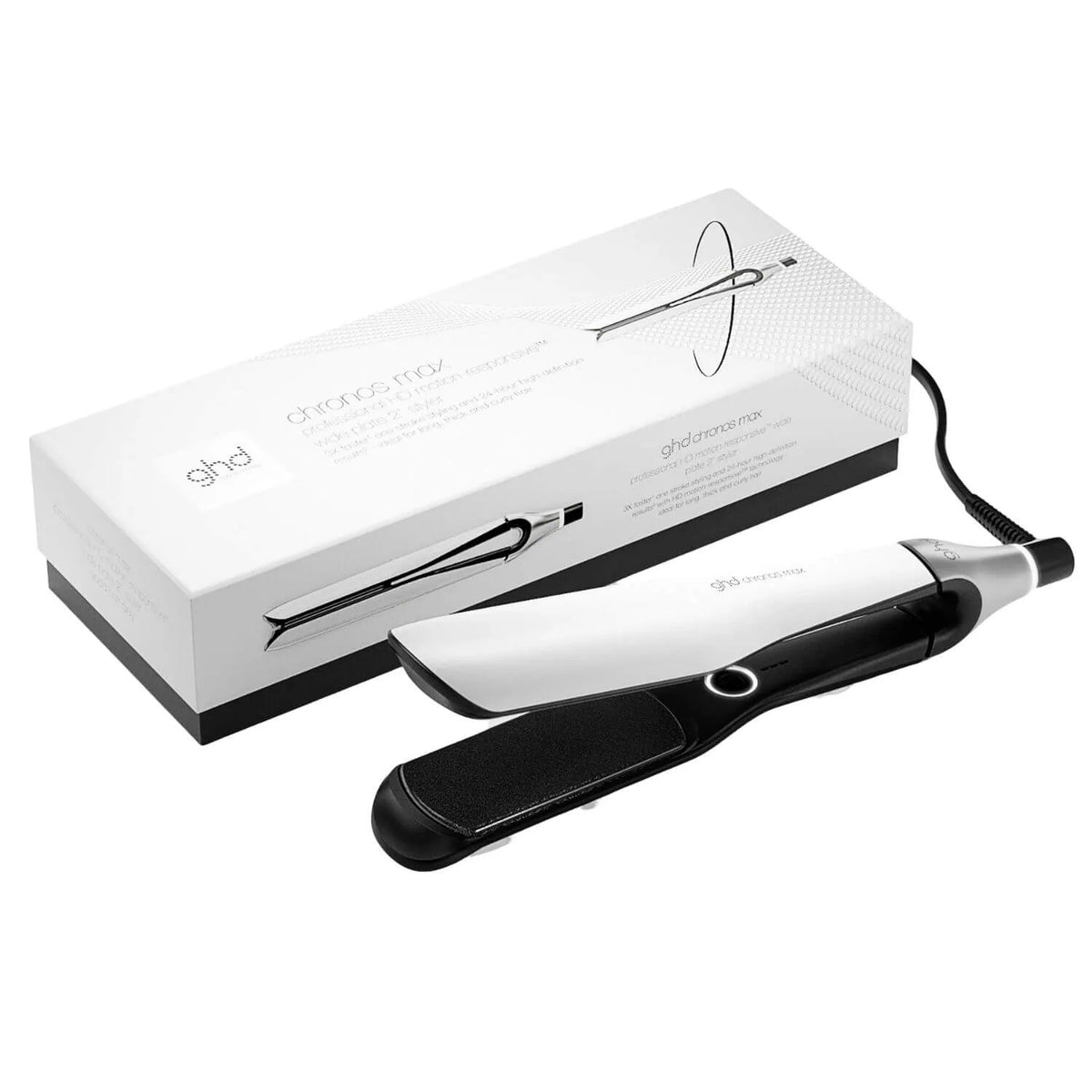 ghd Chronos – Piastra Capelli Professionale Nera con Tecnologia HD Motion-Responsive™