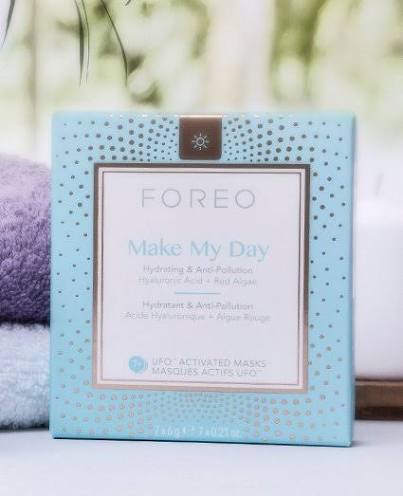 FOREO Make My Day – Maschera Viso Idratante Attivata per UFO™ (Confezione da 7)