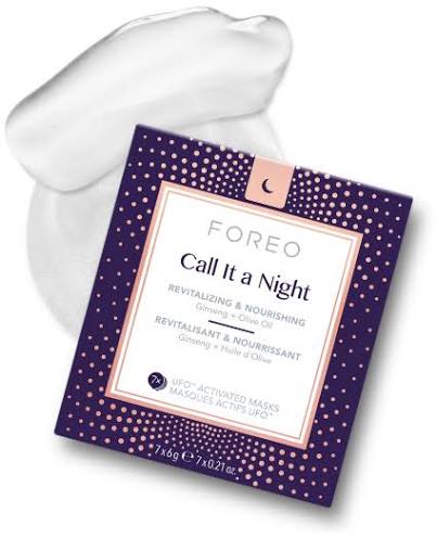 FOREO Call It A Night – Maschera Viso Nutriente e Rivitalizzante per UFO™ (Confezione da 7)