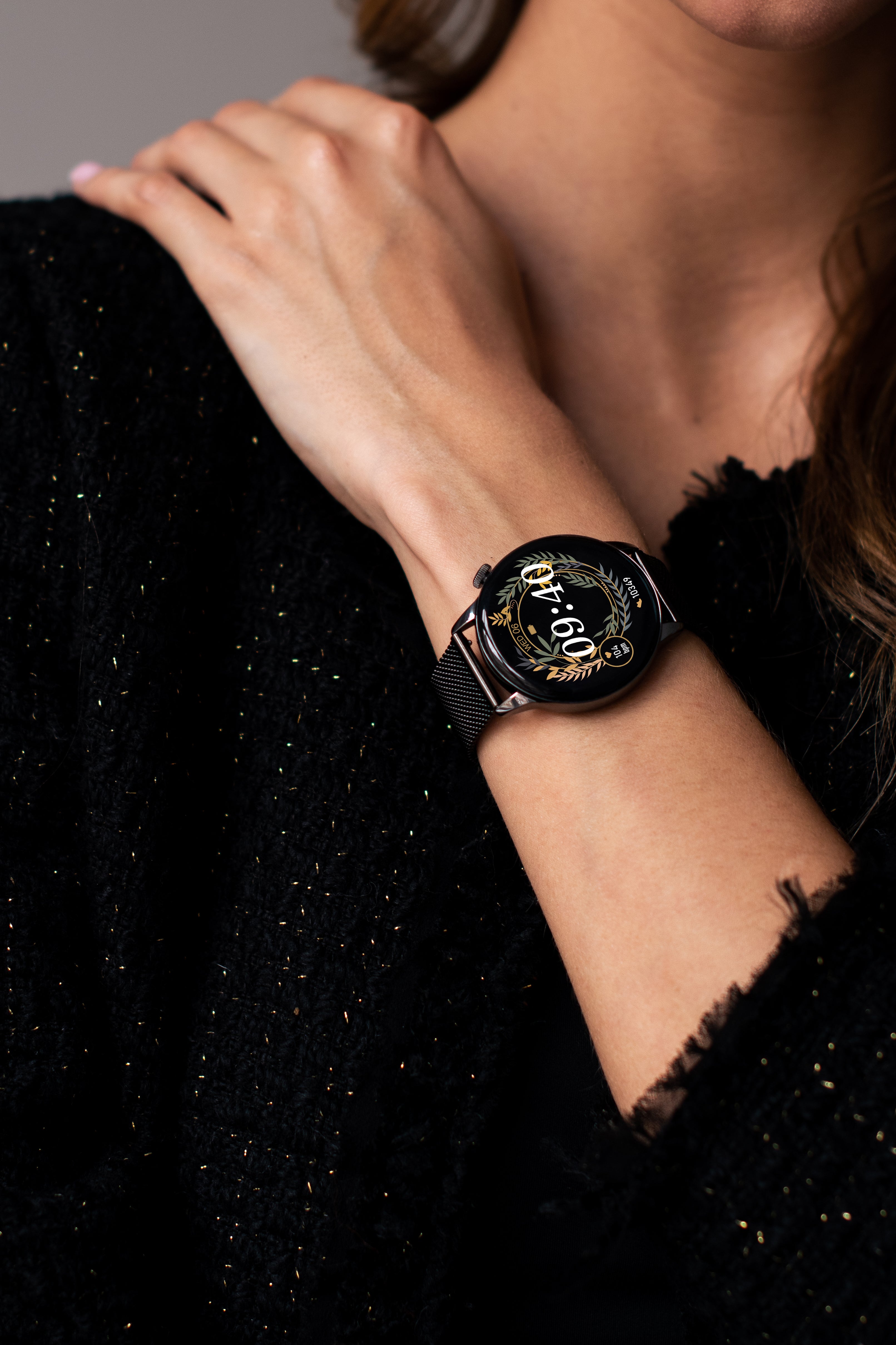 MAXCOM FW58 Vanad Pro Smartwatch Nero – AMOLED 1.3” con Chiamate Bluetooth e Monitoraggio Avanzato