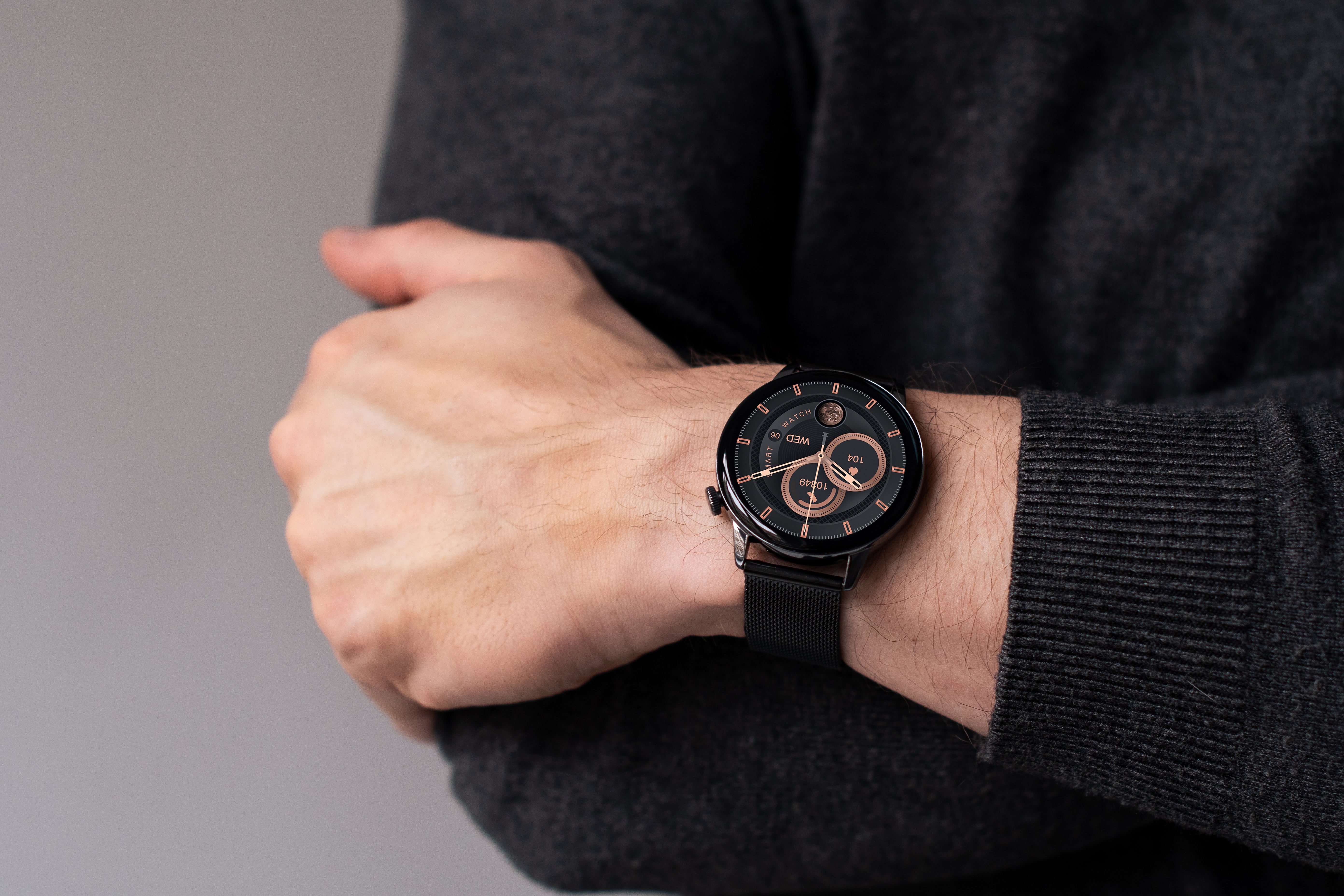 MAXCOM FW58 Vanad Pro Smartwatch Nero – AMOLED 1.3” con Chiamate Bluetooth e Monitoraggio Avanzato
