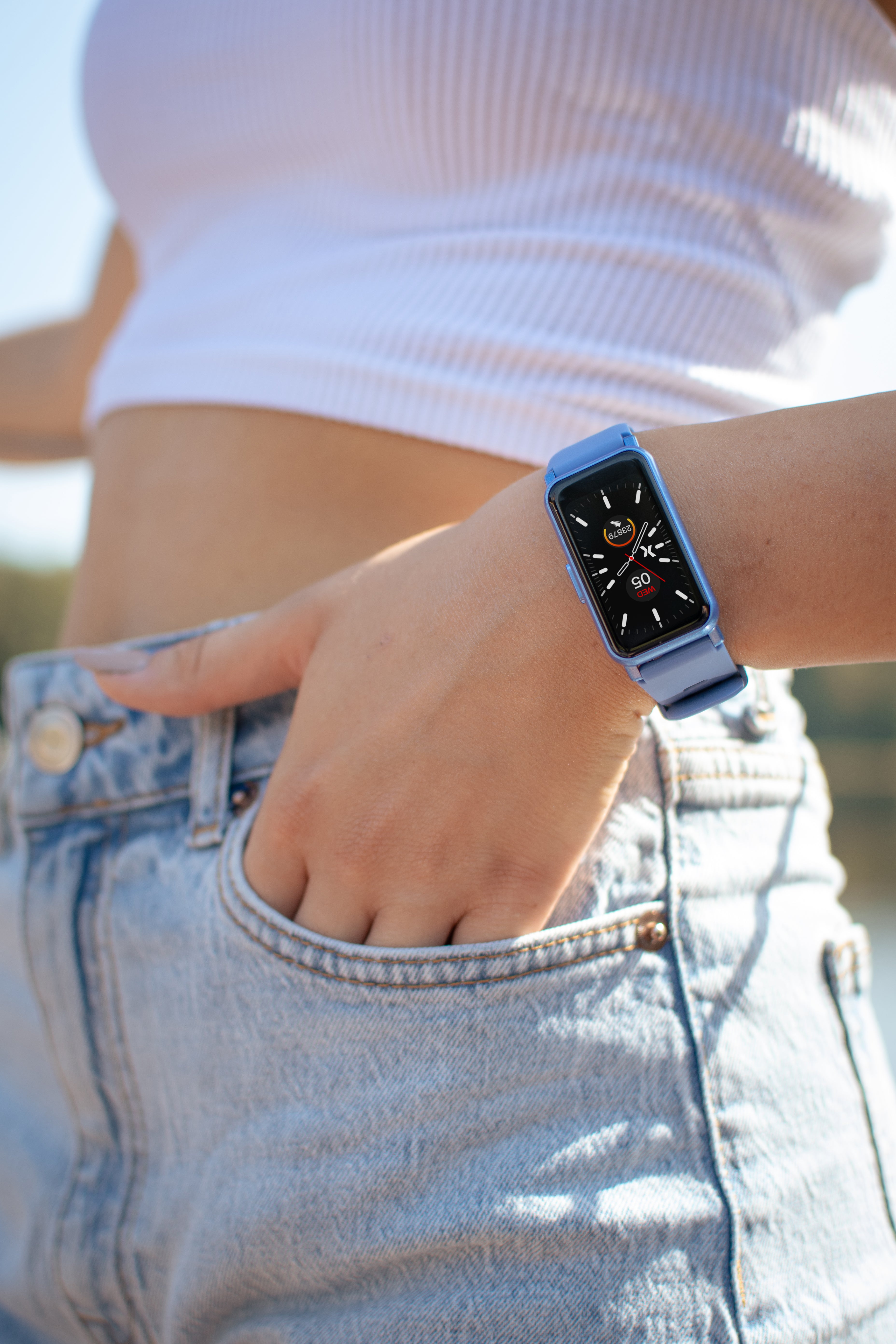 MAXCOM FW53 Nitro Smartwatch Blu – GPS Integrato e Autonomia fino a 14 Giorni