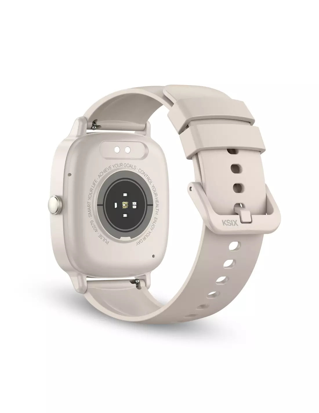 KSIX Pulse Beige – Smartwatch TFT 1,83" con Chiamate Bluetooth, oltre 100 Modalità Sport e IP68