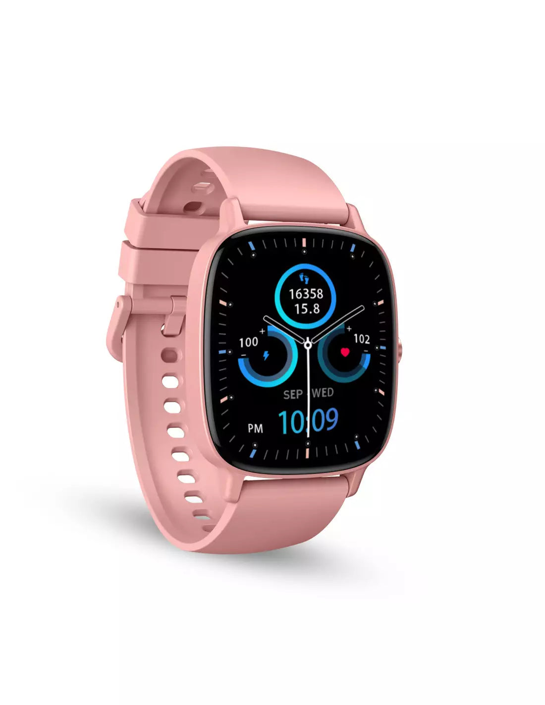 KSIX Pulse Rosa – Smartwatch TFT 1,83" con Chiamate Bluetooth, oltre 100 Modalità Sport e IP68