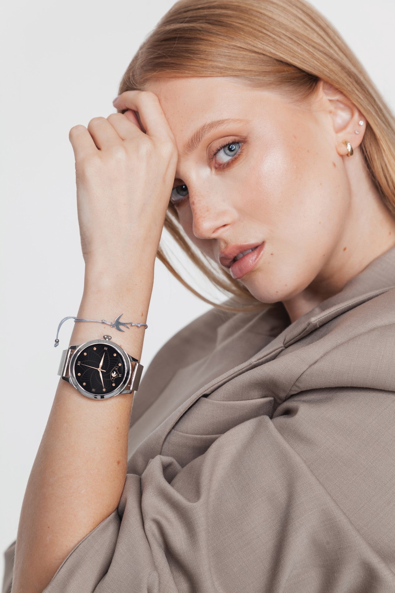 MAXCOM FW42 SR Silver Smartwatch – Acciaio Inox, 70+ Sport e Monitoraggio Completo