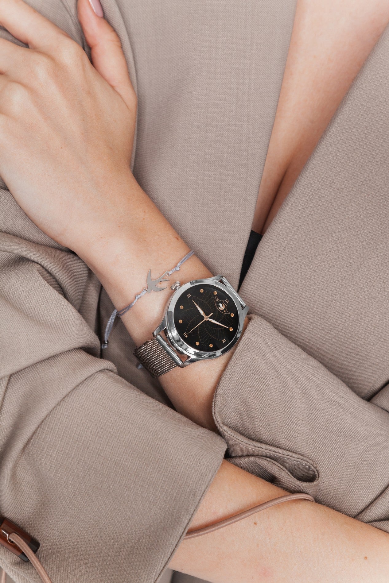 MAXCOM FW42 SR Silver Smartwatch – Acciaio Inox, 70+ Sport e Monitoraggio Completo