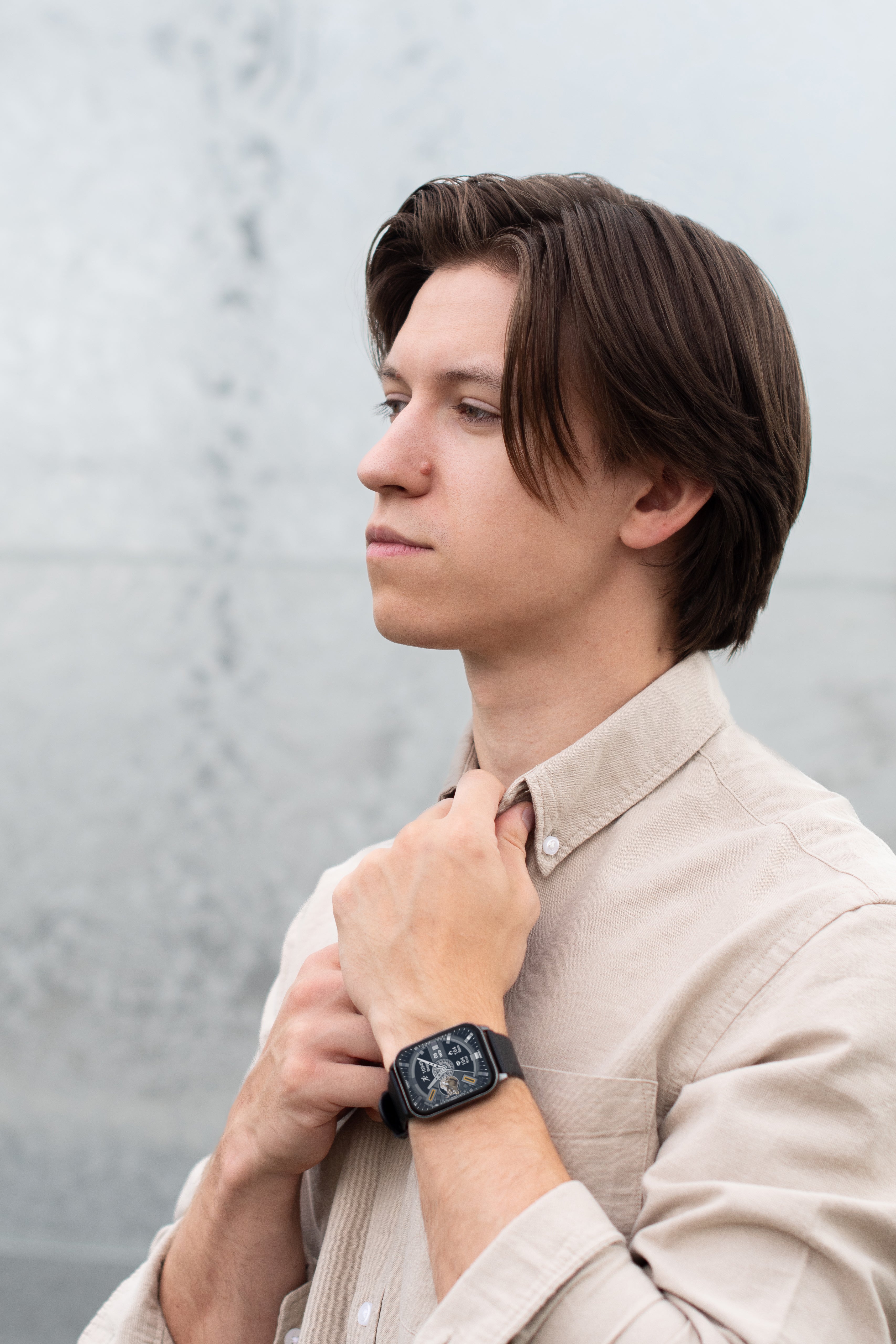 MAXCOM FW25 Arsen Pro Smartwatch Nero opaco– Orologio Intelligente con Monitoraggio Attività e Notifiche