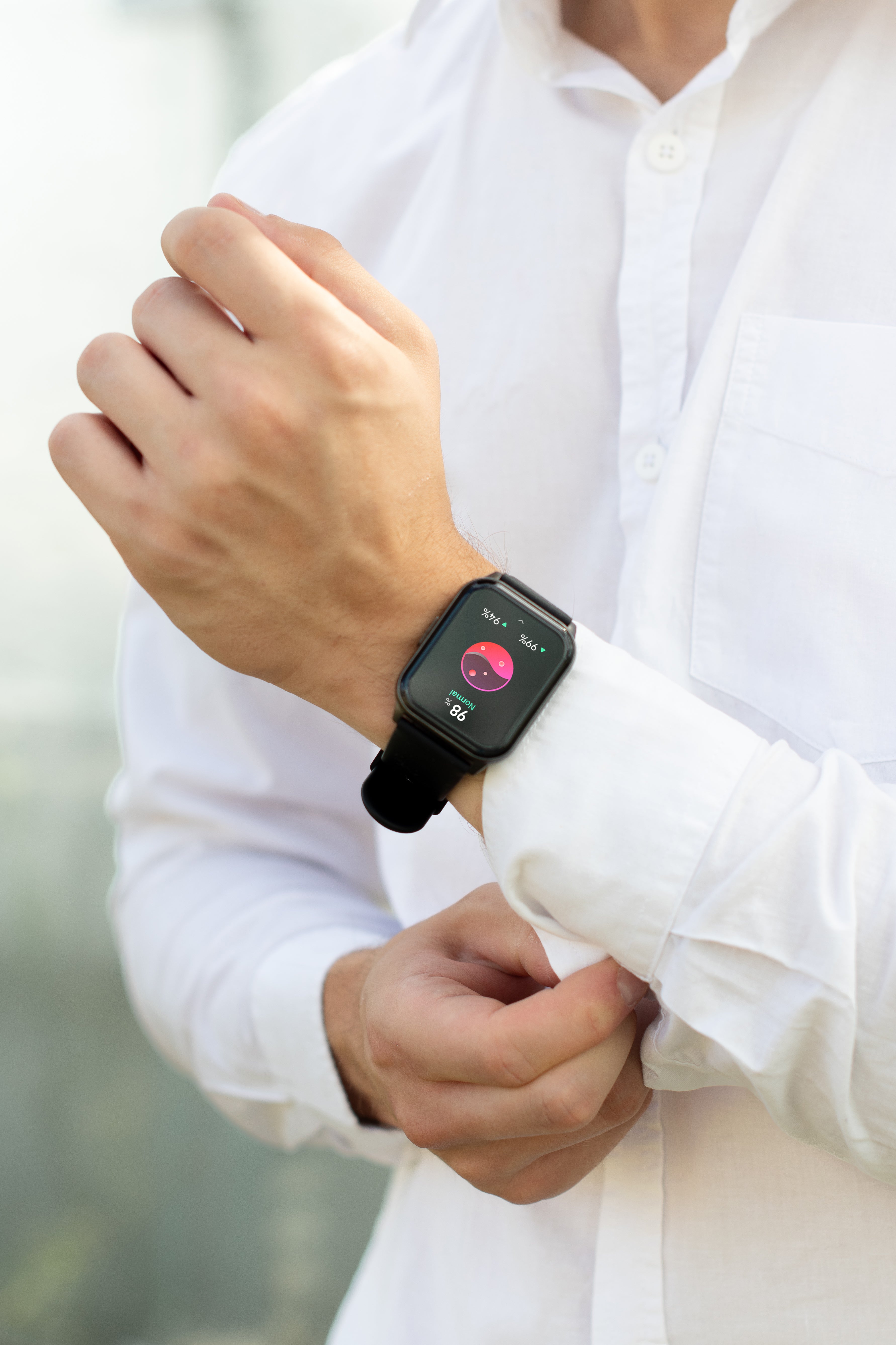MAXCOM FW25 Arsen Pro Smartwatch Nero opaco– Orologio Intelligente con Monitoraggio Attività e Notifiche
