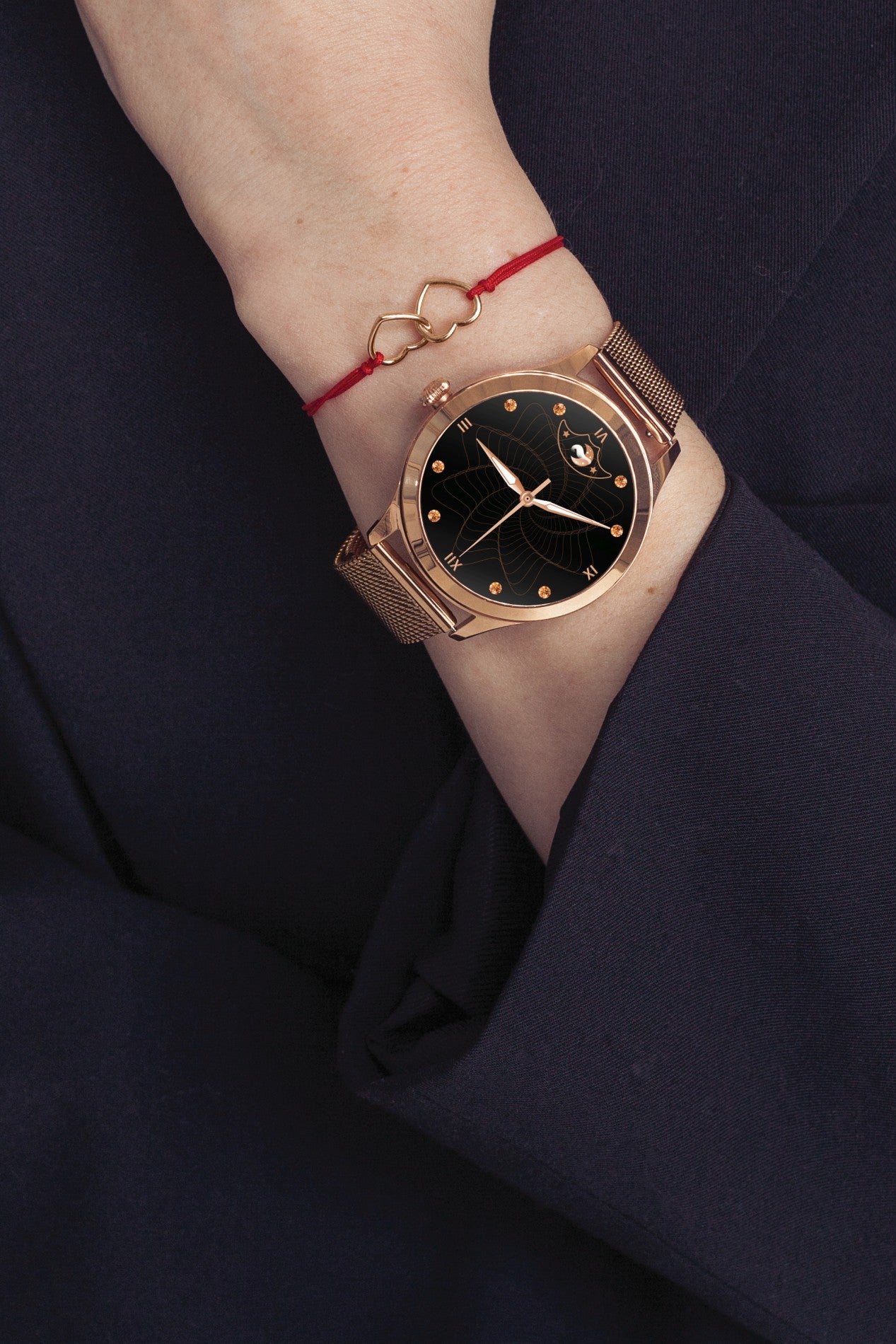 MAXCOM FW42 SR Gold Smartwatch – Eleganza in Acciaio e Funzioni Smart Complete