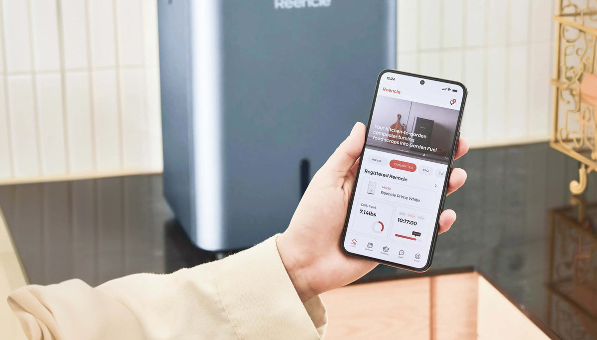Reencle Gravity Pro – Compostatore Elettrico Smart con App e Microrganismi