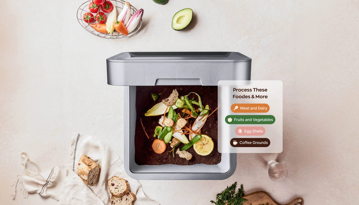 Reencle Gravity Pro – Compostatore Elettrico Smart con App e Microrganismi