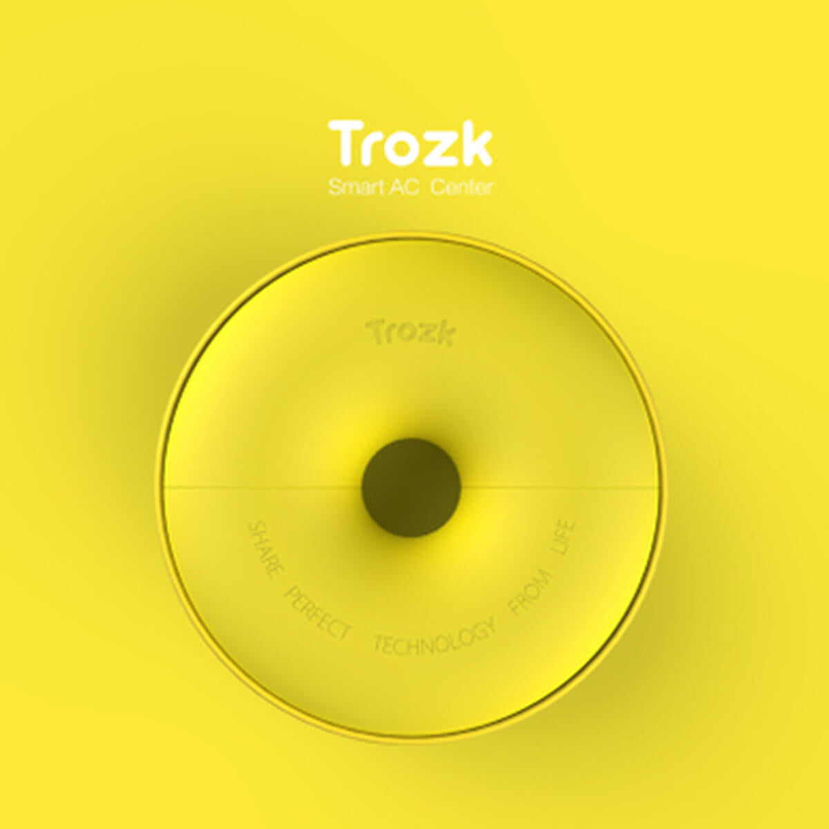 Trozk Hub di ricarica Donut Giallo