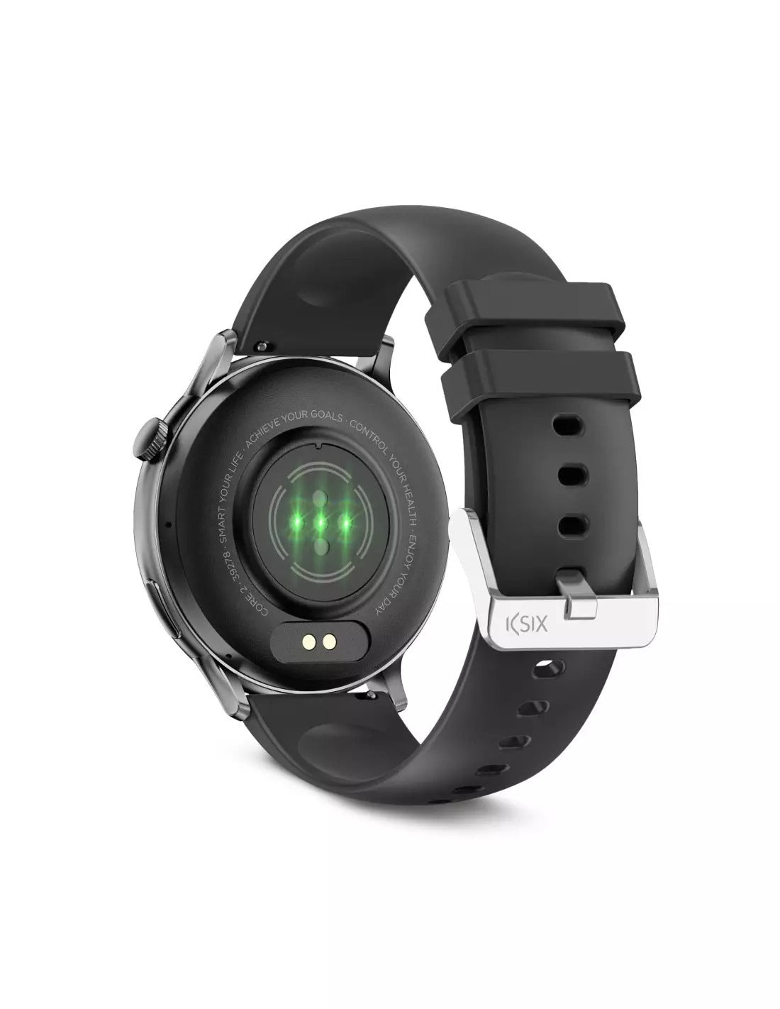 KSIX Core 2 Nero – Smartwatch AMOLED 1,43" con Chiamate Bluetooth, Assistente Vocale e IP67