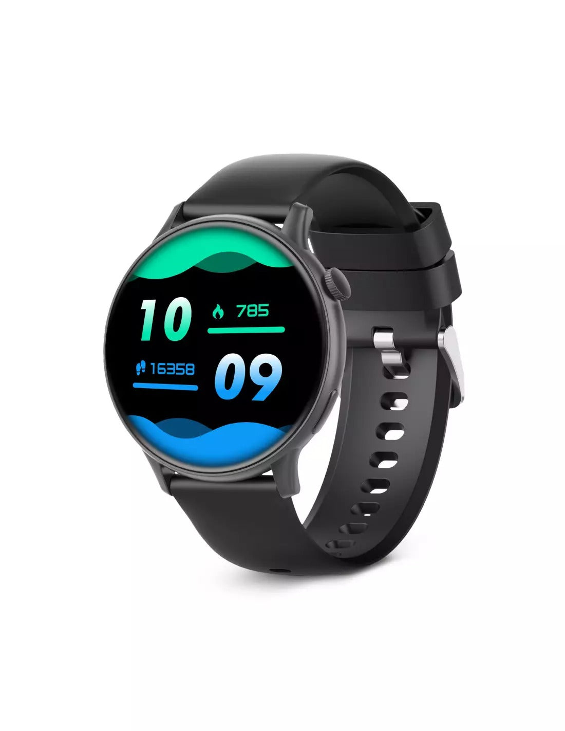 KSIX Core 2 Nero – Smartwatch AMOLED 1,43" con Chiamate Bluetooth, Assistente Vocale e IP67