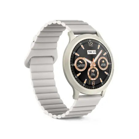 KSIX Core 3 Champagne – Smartwatch AMOLED 1,32" con Chiamate Bluetooth, IP67 e Cinturino Magnetico