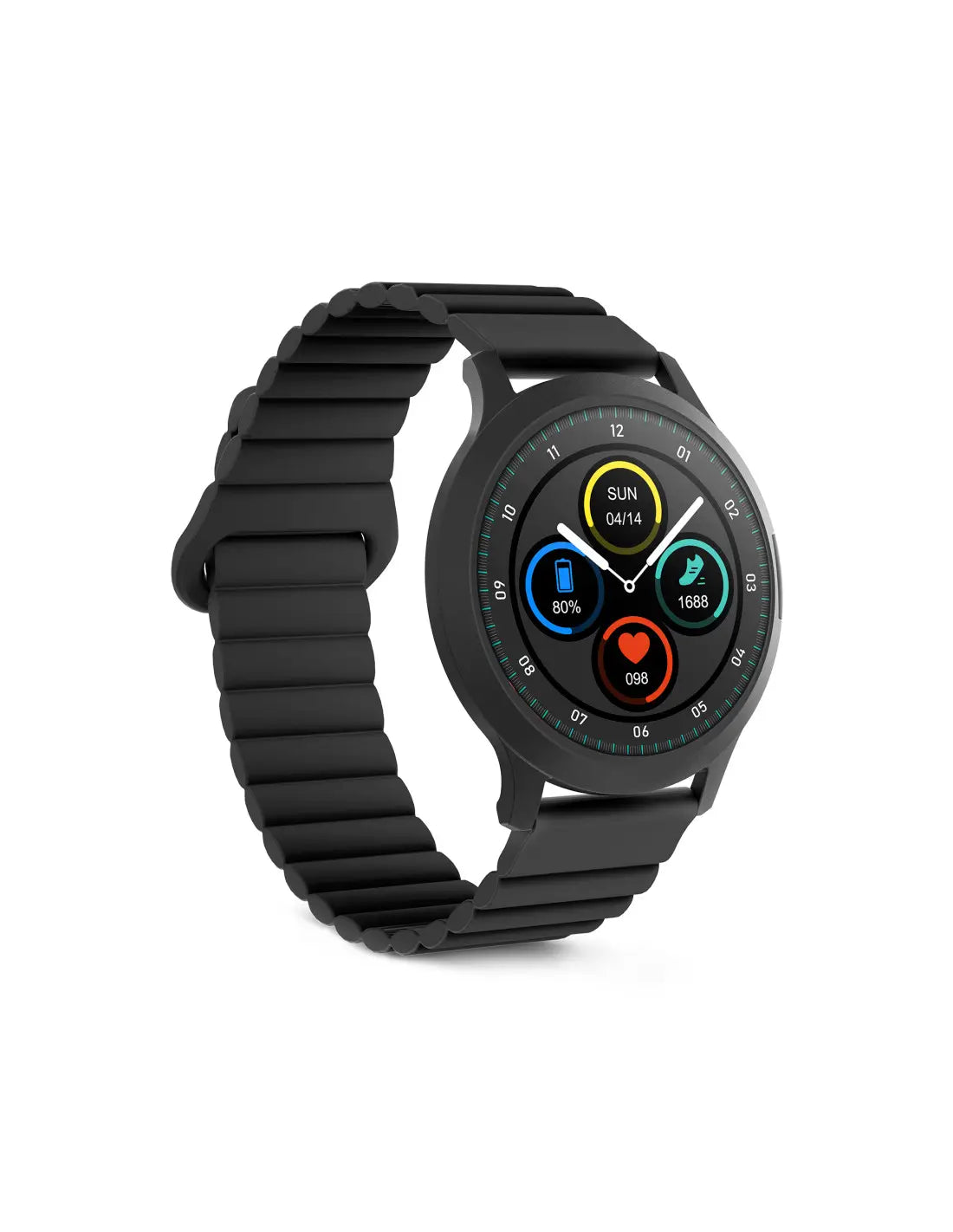 KSIX Core 3 Nero – Smartwatch AMOLED 1,32" con Chiamate Bluetooth, IP67 e Cinturino Magnetico