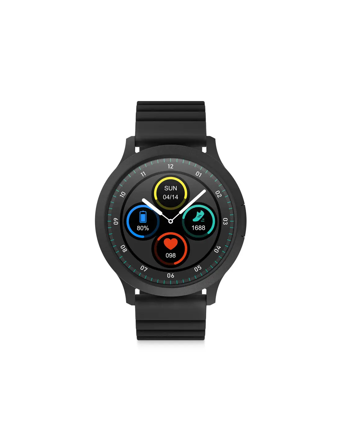KSIX Core 3 Nero – Smartwatch AMOLED 1,32" con Chiamate Bluetooth, IP67 e Cinturino Magnetico