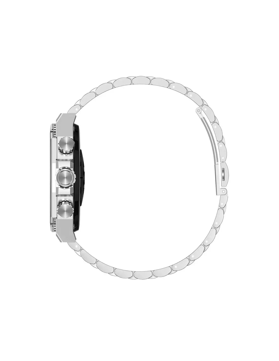 KSIX Titanium Silver – Smartwatch AMOLED 1,43" con 2 Cinturini, Chiamate Bluetooth e IP67