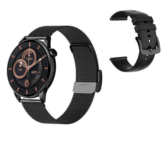 MAXCOM FW58 Vanad Pro Smartwatch Nero – AMOLED 1.3” con Chiamate Bluetooth e Monitoraggio Avanzato