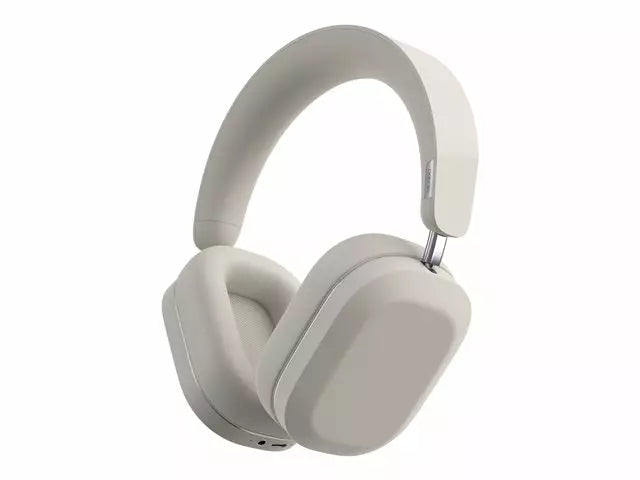 MONDO by Defunc ANC Headphones Beige – Cuffie Over-Ear Wireless con Active Noise Cancelling