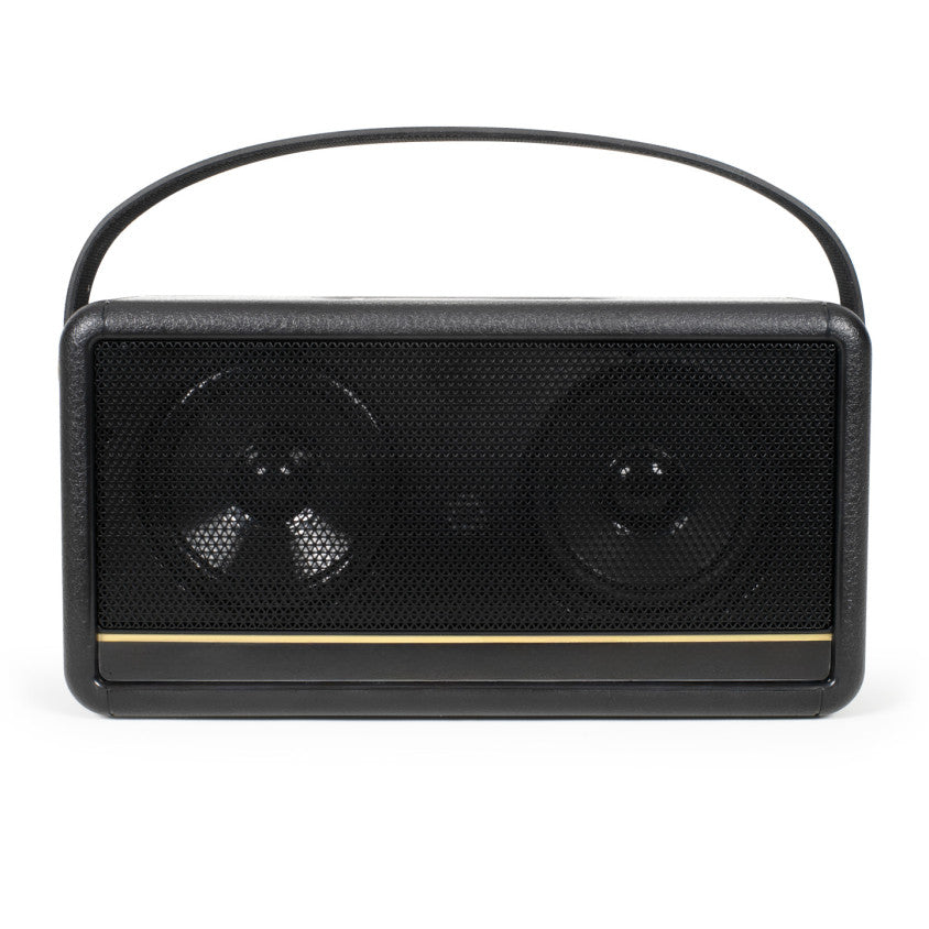 DELTA Wireless Retro Speaker Black – Speaker Bluetooth Stile Radio Vintage Nero